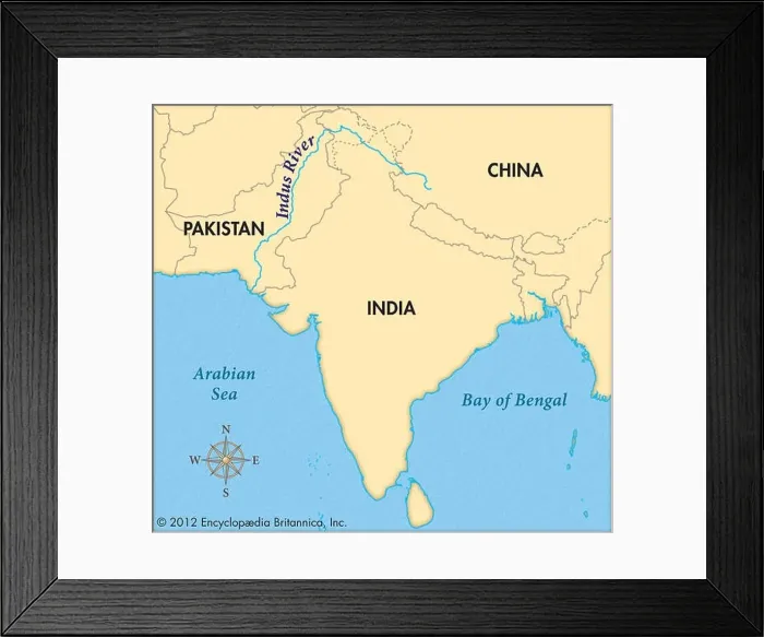 Framed Print : Indus River Framed Print : Indus River