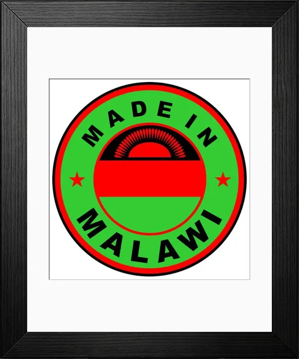 Framed Print : made in malawi Framed Print : made in malawi