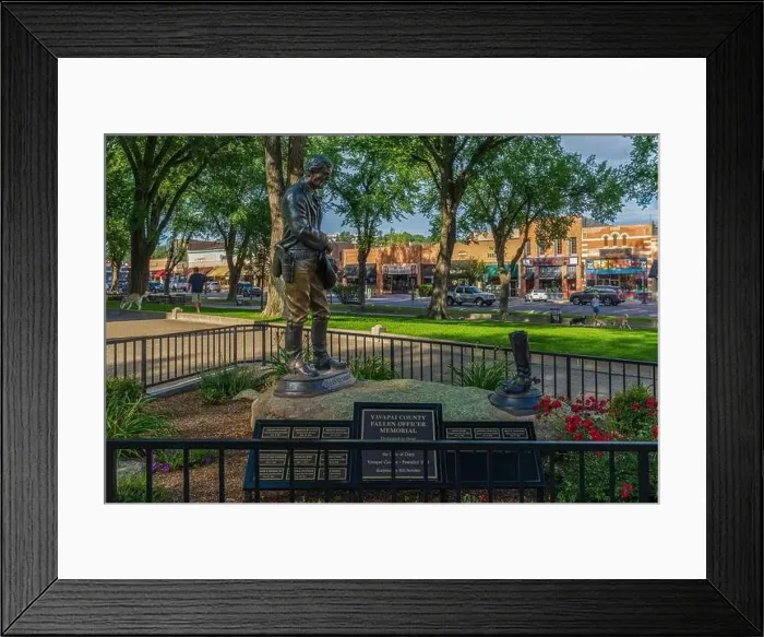 Framed Print : Prescott, Arizona town square Framed Print : Prescott, Arizona town square