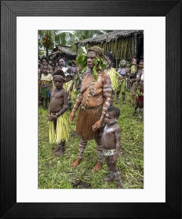 Framed Print : Indonesia, Papua, Asmat district, Per village, pole ceremony Framed Print : Indonesia, Papua, Asmat district, Per village, pole ceremony