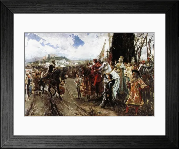Framed Print : 21 La Rendición de Granada (Francisco Pradilla) Framed Print : 21 La Rendición de Granada (Francisco Pradilla)