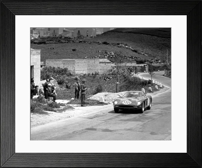 Framed Print : Targa Florio, Guichet and Facetti FERRARI 250GTO-64 1964 Framed Print : Targa Florio, Guichet and Facetti FERRARI 250GTO-64 1964