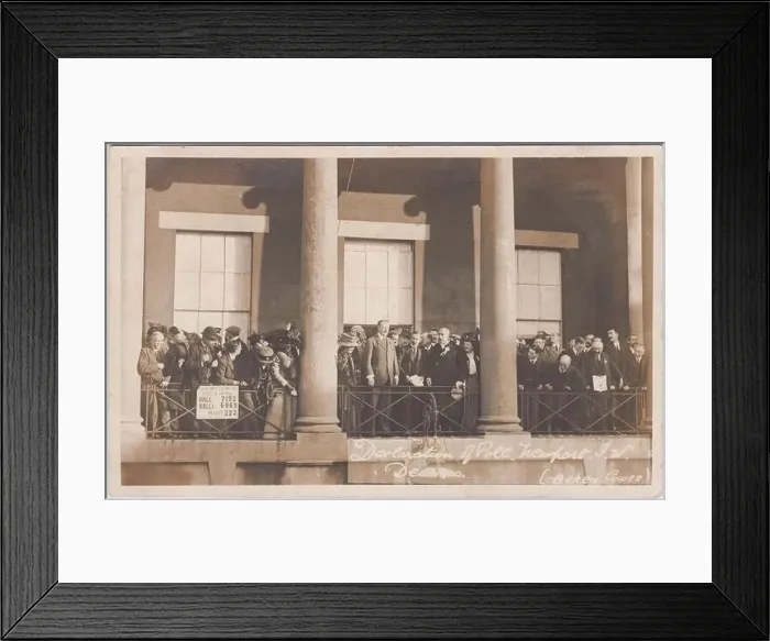Framed Print : Declaration of poll, Newport, Isle of Wight Framed Print : Declaration of poll, Newport, Isle of Wight