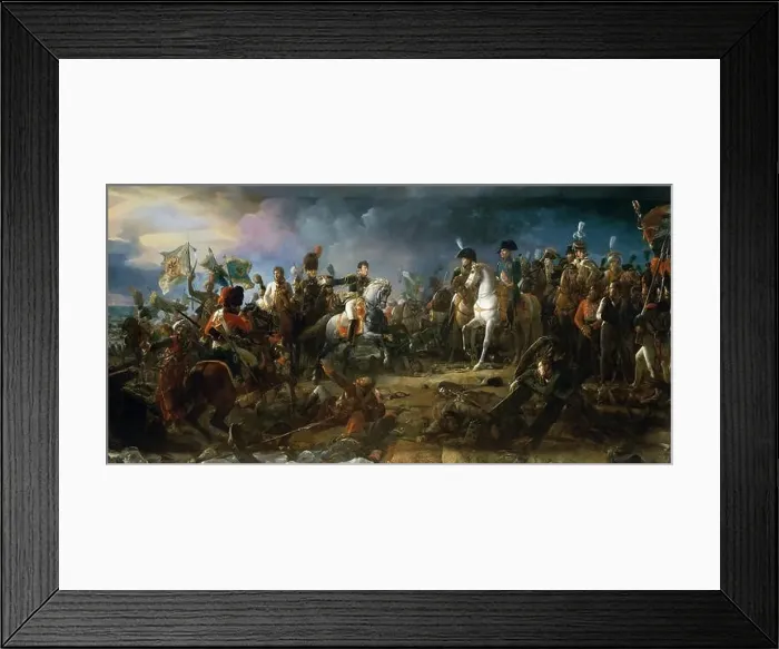 Framed Print : Napoleon at the Battle of Austerlitz in 1805 painted by Francois Gerard Framed Print : Napoleon at the Battle of Austerlitz in 1805 painted by Francois Gerard
