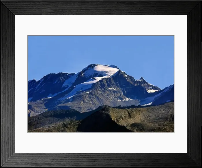 Framed Print : summit of Grand Paradiso, Italy, Gran Paradiso National Park Framed Print : summit of Grand Paradiso, Italy, Gran Paradiso National Park