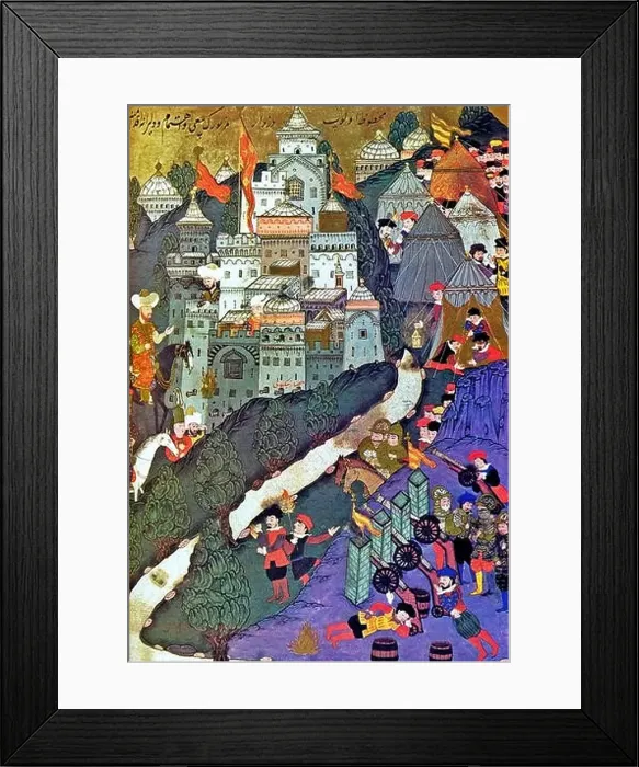 Framed Print : The Battle of Nicopolis took place on September 25