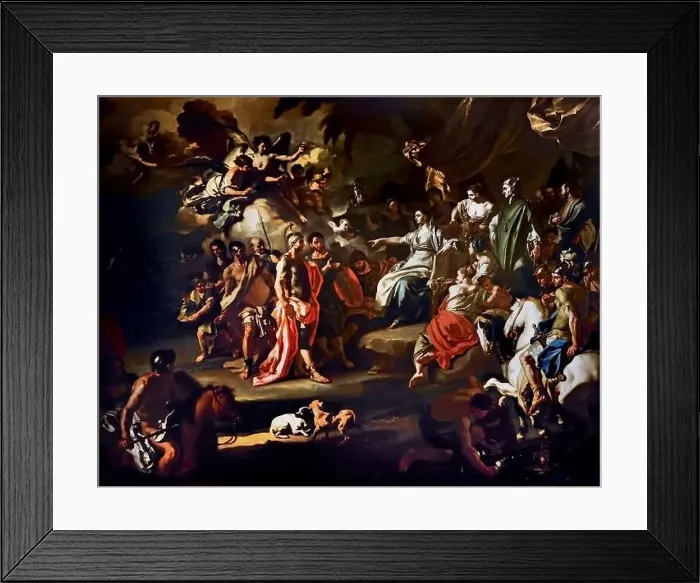 Framed Print : The Prophetess Deborah 1720 - 1725 by Solimena Francesco Framed Print : The Prophetess Deborah 1720 - 1725 by Solimena Francesco