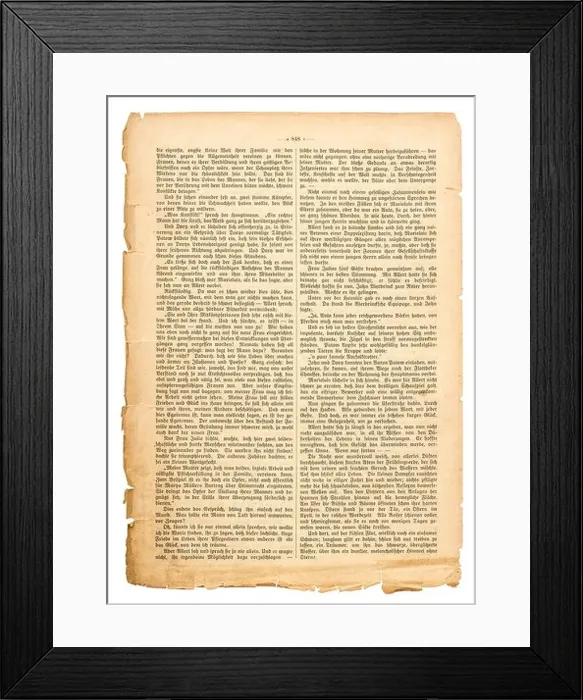Framed Print : Old book page. Antique paper sheet Framed Print : Old book page. Antique paper sheet