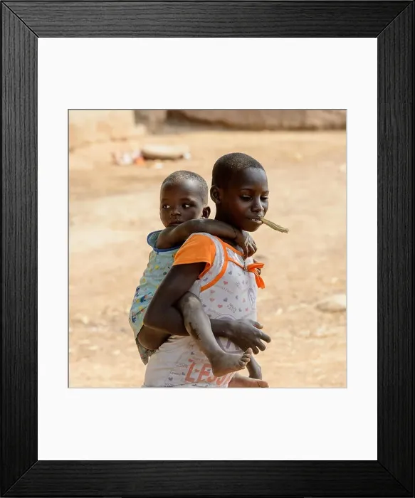 Framed Print : GHANI, GHANA - JAN 14 Framed Print : GHANI, GHANA - JAN 14