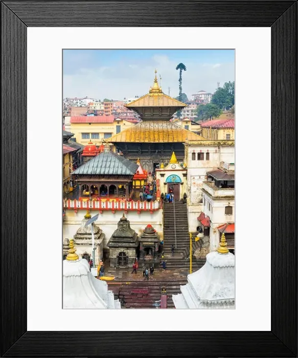 Framed Print : Pashupatinath Temple complex, Unesco World Heritage Site, Kathmandu, Nepal Framed Print : Pashupatinath Temple complex, Unesco World Heritage Site, Kathmandu, Nepal