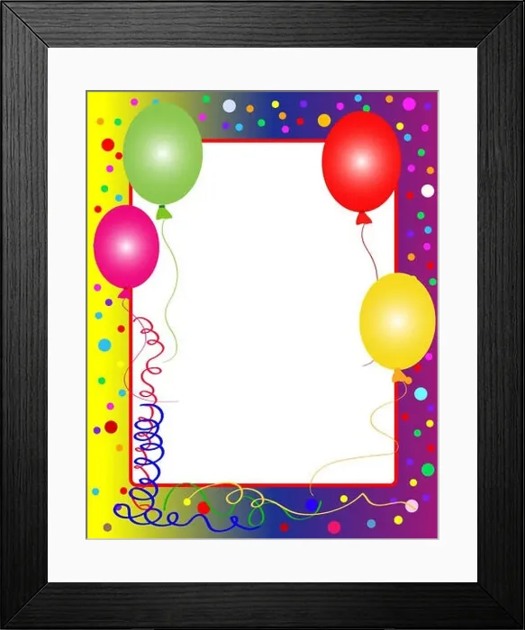 Framed Print : birthday card frame Framed Print : birthday card frame