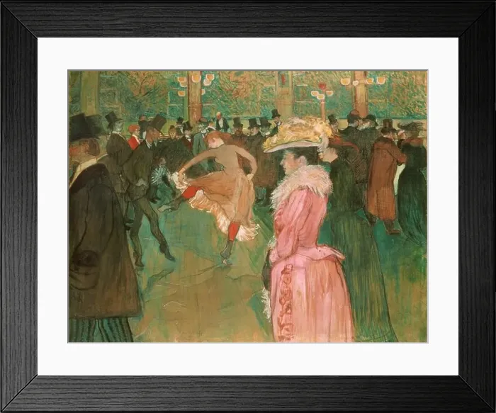 Framed Print : At the Moulin Rouge: The Dance 1890 by Henri de Toulouse-Lautrec Framed Print : At the Moulin Rouge: The Dance 1890 by Henri de Toulouse-Lautrec