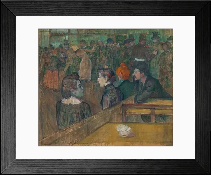 Framed Print : Moulin de la Galette 1889 by Henri de Toulouse-Lautrec Framed Print : Moulin de la Galette 1889 by Henri de Toulouse-Lautrec