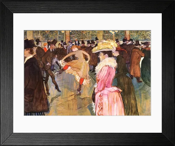 Framed Print : At the Moulin Rouge: the Dance Framed Print : At the Moulin Rouge: the Dance