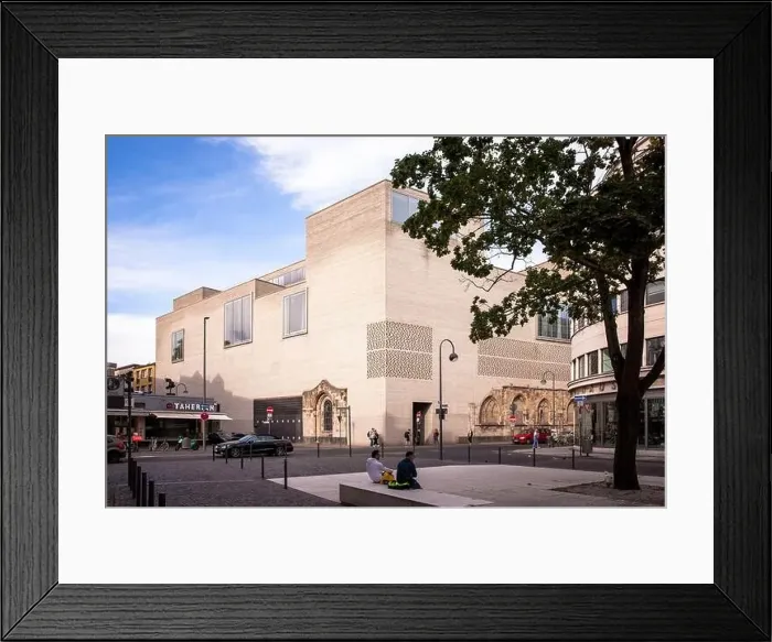 Framed Print : diocesan art museum Kolumba in the city