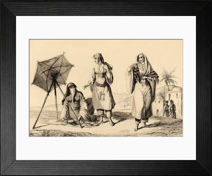 Framed Print : Arabian women. History of Saudi Arabia Framed Print : Arabian women. History of Saudi Arabia