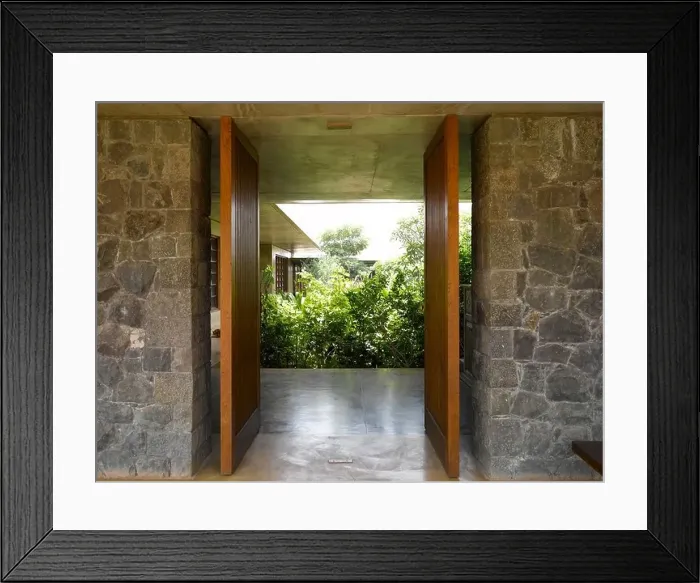 Framed Print : utsav (festival) house-main entrance Framed Print : utsav (festival) house-main entrance