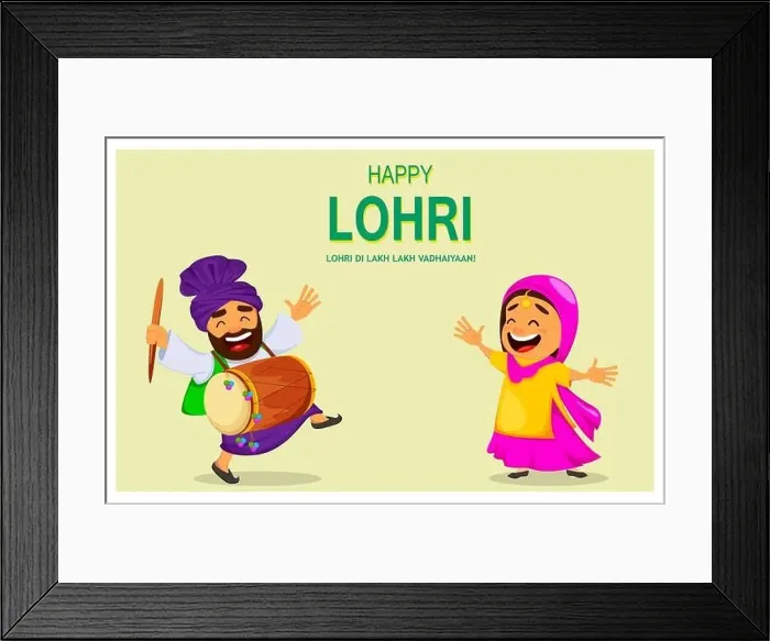 Framed Print : Popular winter Punjabi folk festival Lohri Framed Print : Popular winter Punjabi folk festival Lohri