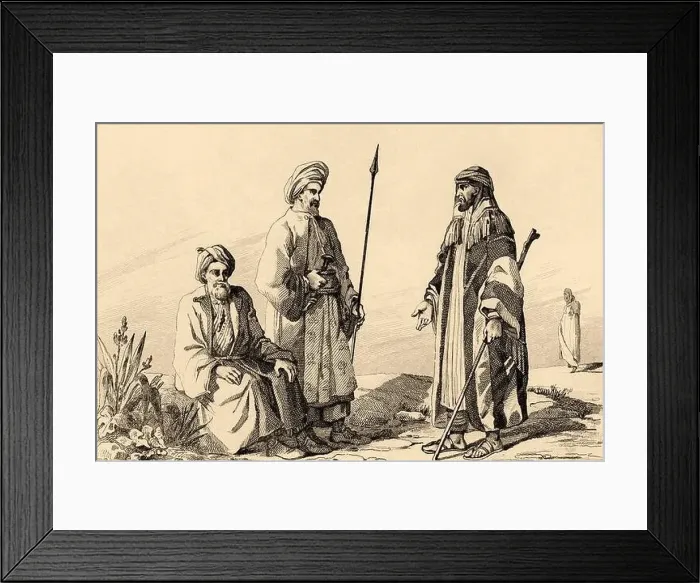 Framed Print : Priest of Jidda, distinguished Arab and Chief of Wahhabites Framed Print : Priest of Jidda, distinguished Arab and Chief of Wahhabites