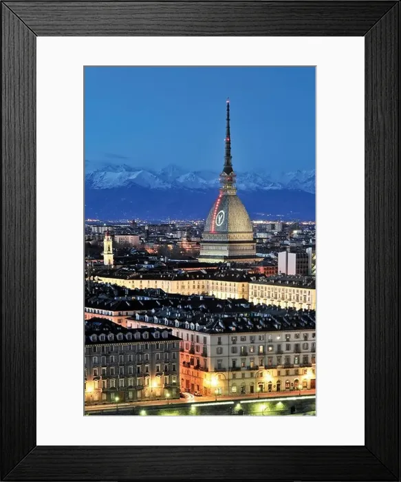 Framed Print : Europe Italy Piedmont Turin Panorama with Mole Antonelliana Framed Print : Europe Italy Piedmont Turin Panorama with Mole Antonelliana