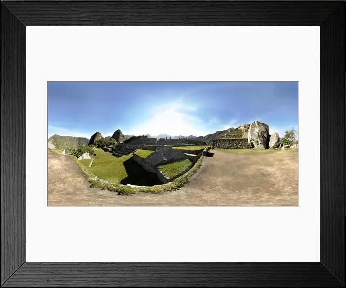 Framed Print : La Plaza Hundida - Machu Picchu, Peru Framed Print : La Plaza Hundida - Machu Picchu, Peru