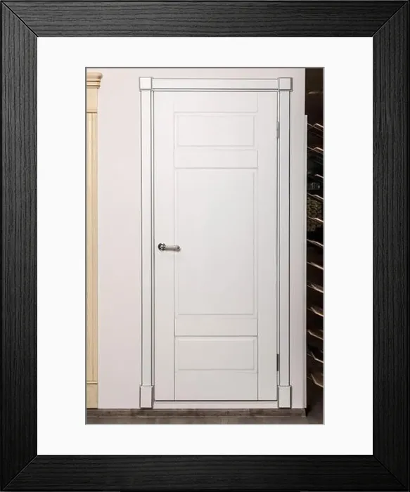 Framed Print : High quality clipart - door for interior design Framed Print : High quality clipart - door for interior design