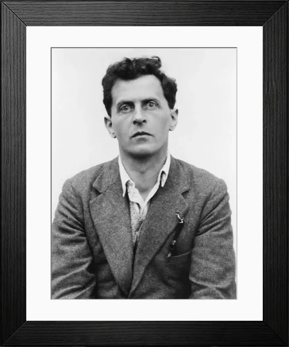 Framed Print : Ludwig Wittgenstein, Austrian Philosopher Framed Print : Ludwig Wittgenstein, Austrian Philosopher