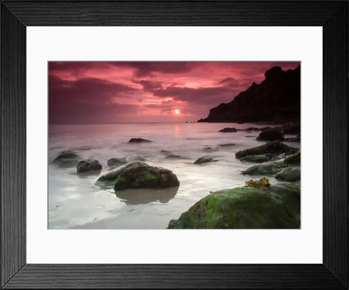 Framed Print : Sunrise at St Mary's Bay Framed Print : Sunrise at St Mary's Bay