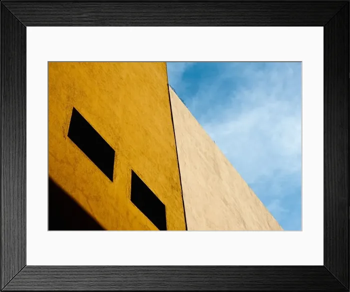 Framed Print : Building facade, cropped Framed Print : Building facade, cropped