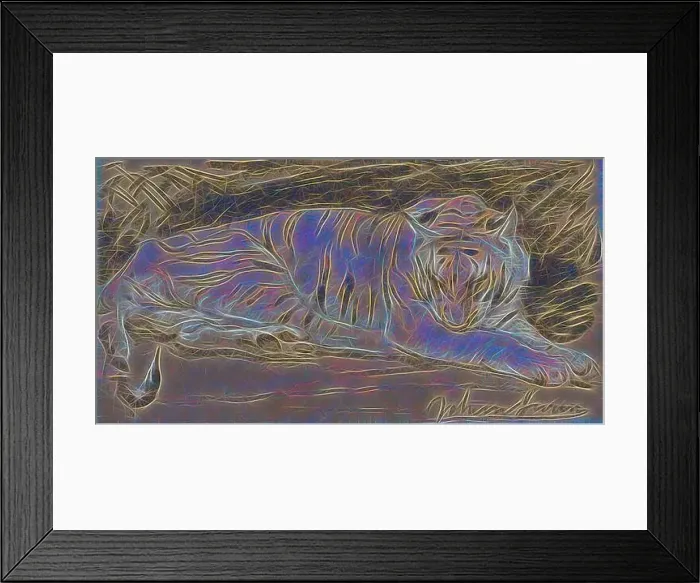 Framed Print : Tigress, beasts of prey, predatory animals: tiger Framed Print : Tigress, beasts of prey, predatory animals: tiger