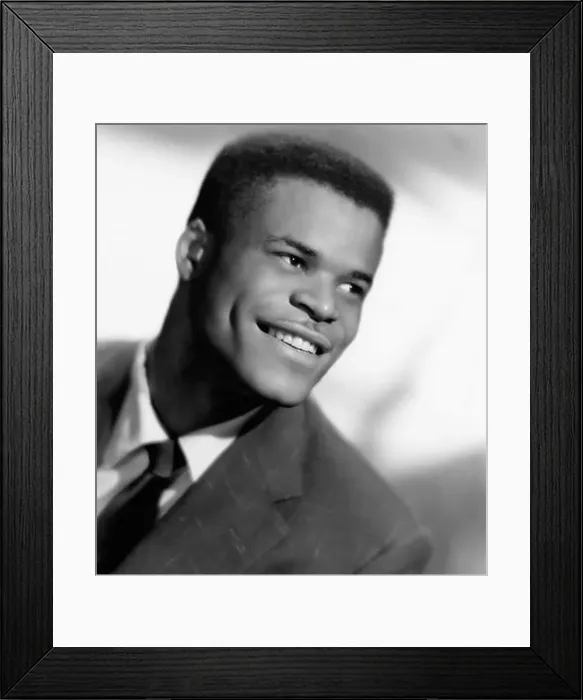 Framed Print : Roy Hamilton, American Singer, Portrait, circa 1950's Framed Print : Roy Hamilton, American Singer, Portrait, circa 1950's