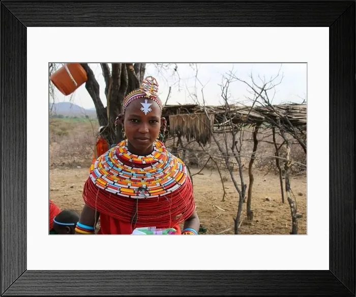 Framed Print : portrait of a Samburu Maasai woman. Samburu Maasai an ethnic group of semi-nomadic people Photographed in Samburu, Kenya Framed Print : portrait of a Samburu Maasai woman. Samburu Maasai an ethnic group of semi-nomadic people Photographed in Samburu, Kenya