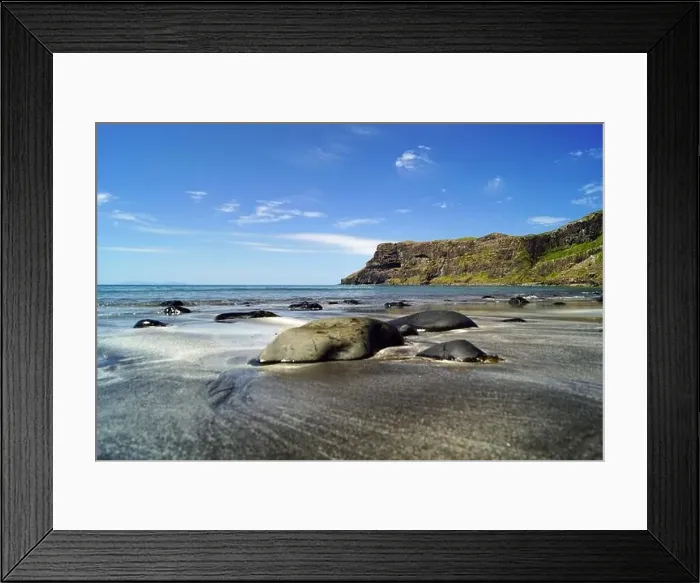 Framed Print : The Talisker Bay Beach Framed Print : The Talisker Bay Beach
