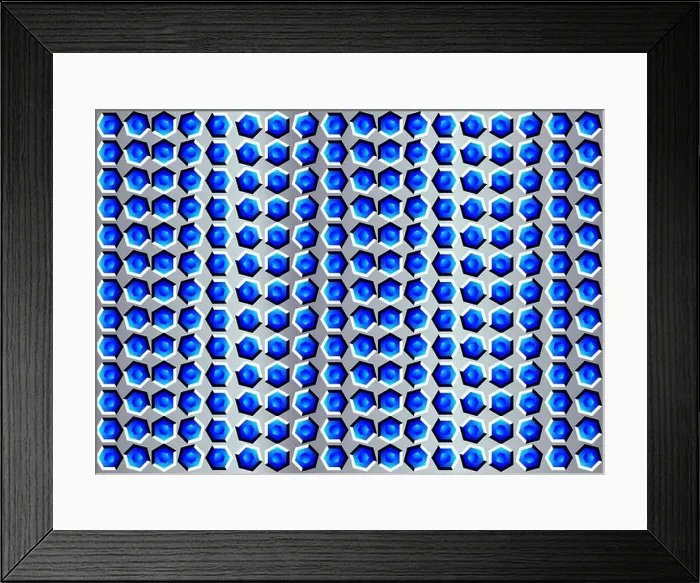 Framed Print : Technical background with optical illusion of movement Framed Print : Technical background with optical illusion of movement