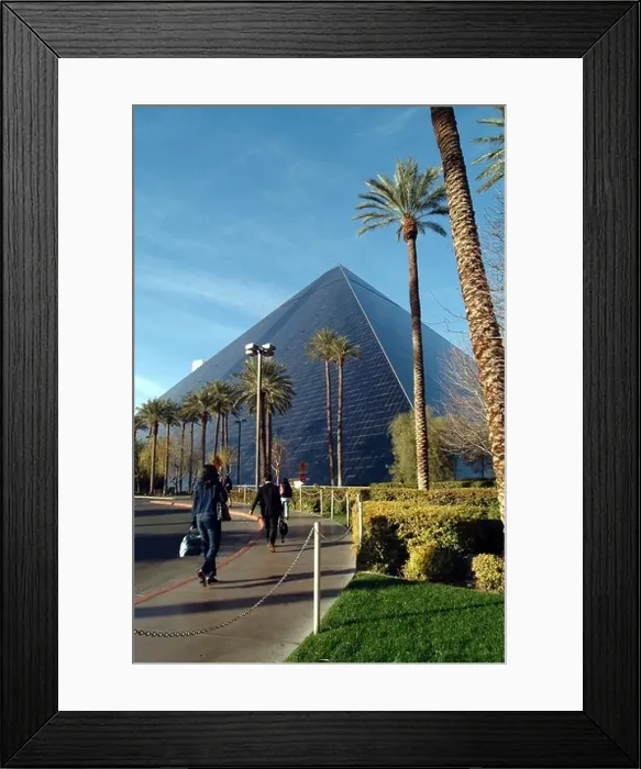 Framed Print : Guests arriving at the Luxor Hotel Las vegas Nevada Framed Print : Guests arriving at the Luxor Hotel Las vegas Nevada
