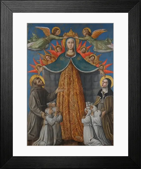 Framed Print : Madonna della Misericordia (Madonna of Mercy), 1462 Framed Print : Madonna della Misericordia (Madonna of Mercy), 1462