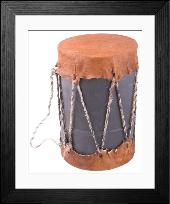 Framed Print : Traditional African Drum Framed Print : Traditional African Drum