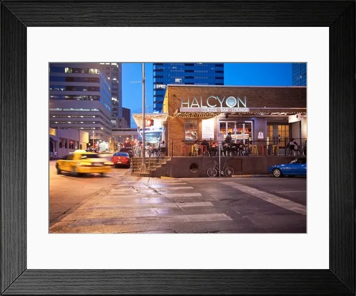 Framed Print : Halcyon Coffee Shop in Austin, Texas Framed Print : Halcyon Coffee Shop in Austin, Texas