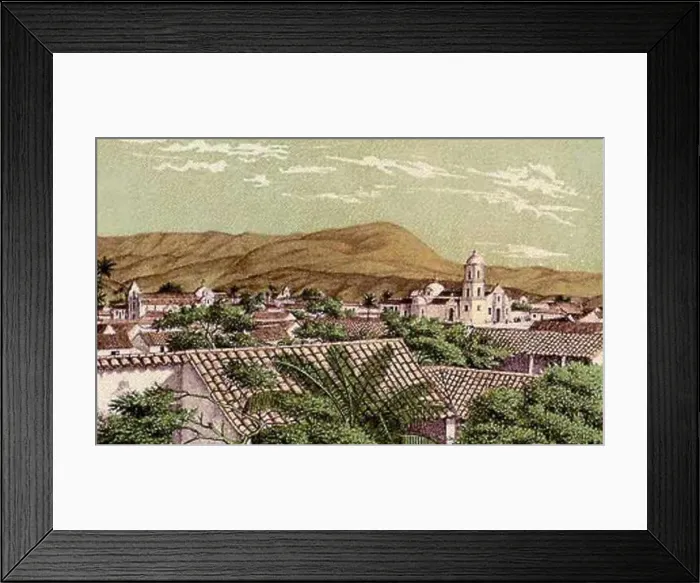 Framed Print : Vista de la ciudad de El Tocuyo en 1866. 1866. Ramón Bolet Peraza (1836-1876) 184 Eltocuyo Framed Print : Vista de la ciudad de El Tocuyo en 1866. 1866. Ramón Bolet Peraza (1836-1876) 184 Eltocuyo