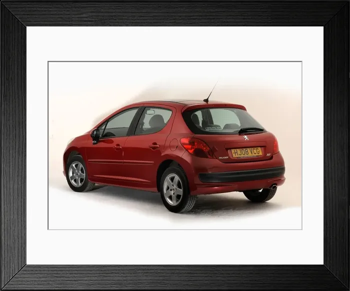 Framed Print : 2008 Peugeot 207 Framed Print : 2008 Peugeot 207