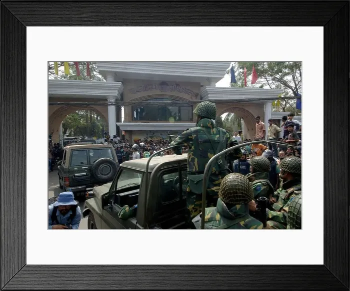 Framed Print : DHAKA, BANGLADESH- FEBRUARY 27 Framed Print : DHAKA, BANGLADESH- FEBRUARY 27