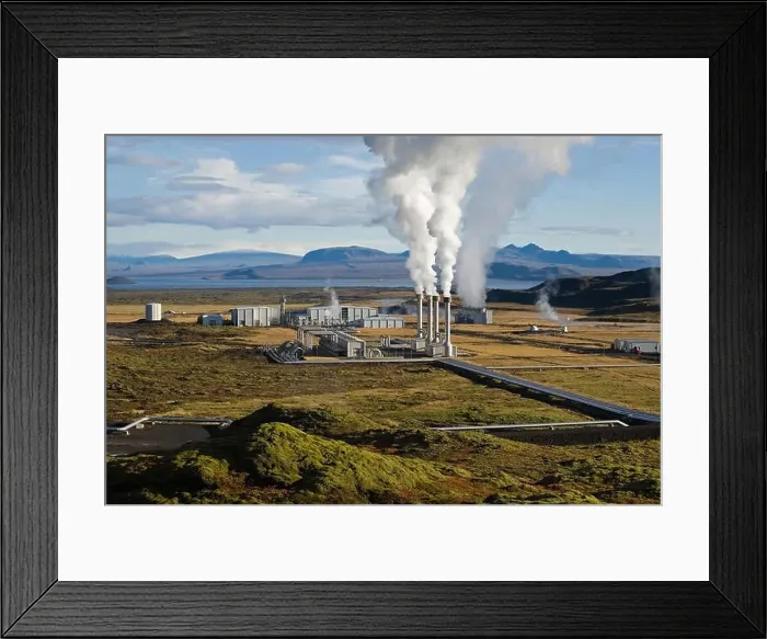 Framed Print : NesjavellirPowerPlant edit2 Framed Print : NesjavellirPowerPlant edit2