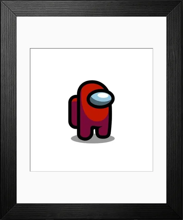 Framed Print : Among Us The Game Character illustration isolated on white background Vector EPS 10 Framed Print : Among Us The Game Character illustration isolated on white background Vector EPS 10