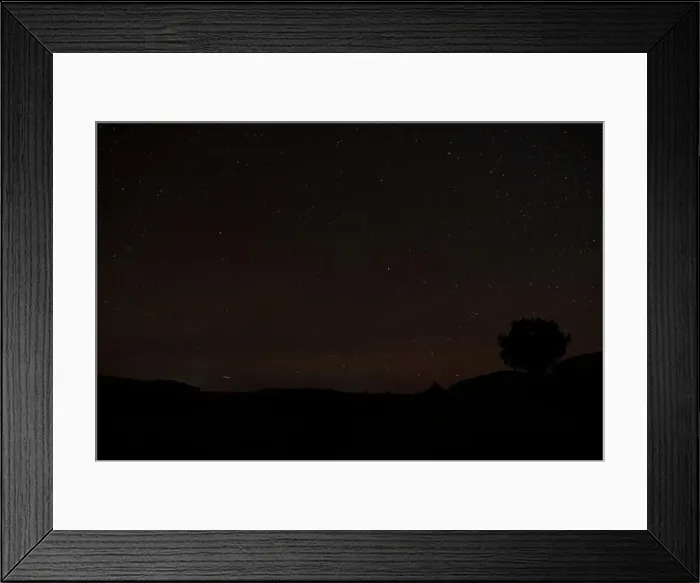 Framed Print : An autumn night sky at Hamburger Rock Campground in Southeast Utah Framed Print : An autumn night sky at Hamburger Rock Campground in Southeast Utah