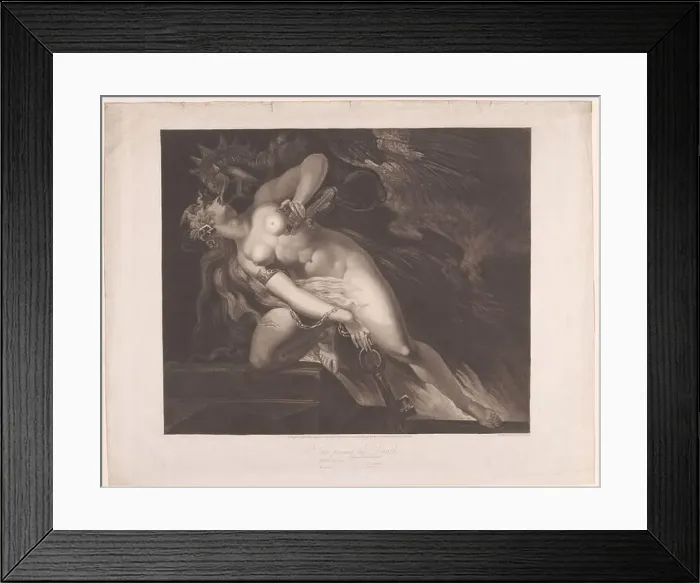 Framed Print : Sin Pursued by Death (John Milton) Framed Print : Sin Pursued by Death (John Milton)