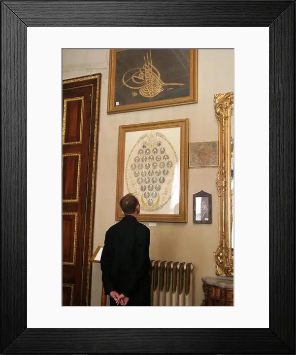 Framed Print : Tourist at Dolmabahce Palace inside in Istanbul Framed Print : Tourist at Dolmabahce Palace inside in Istanbul