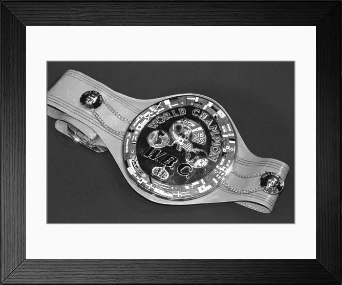 Framed Print : The WBC world heavyweight boxing title belt Framed Print : The WBC world heavyweight boxing title belt