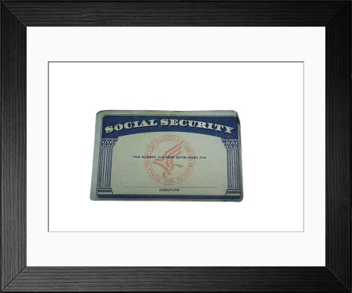 Framed Print : blank card Framed Print : blank card