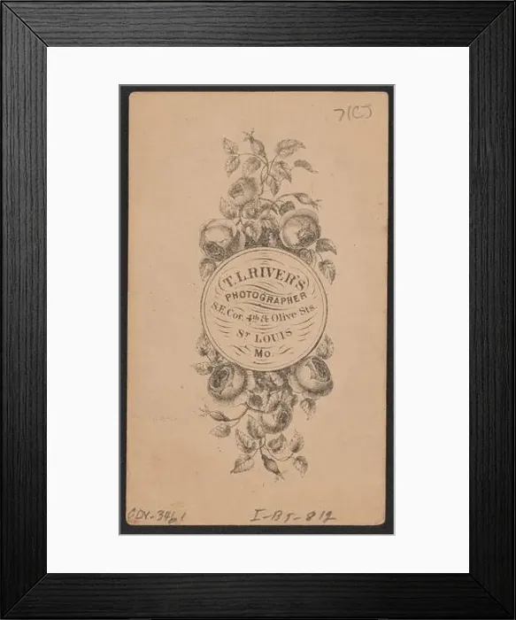 Framed Print : Lieutenant Colonel John H. Price of 3rd Missouri Infantry Regiment in uniform / T Framed Print : Lieutenant Colonel John H. Price of 3rd Missouri Infantry Regiment in uniform / T