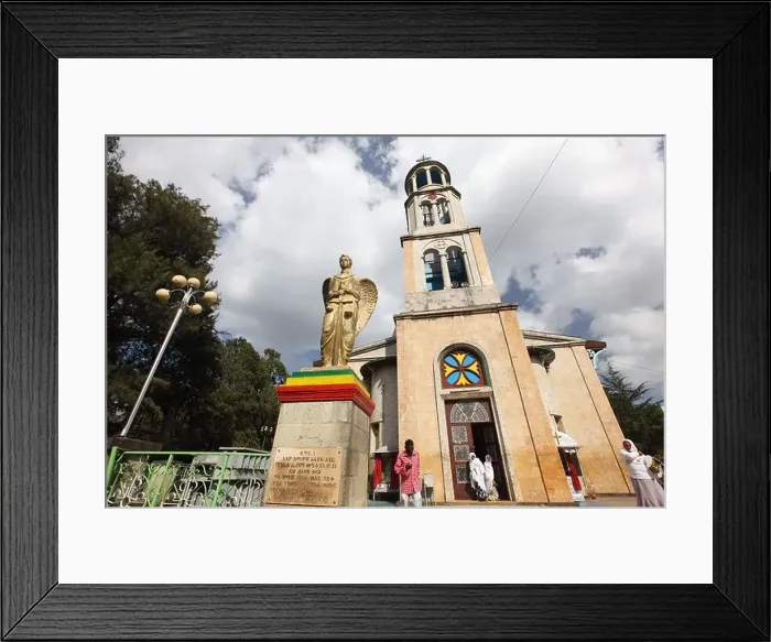 Framed Print : Addis Ababa, Ethiopia, Africa, St. Mary Church Framed Print : Addis Ababa, Ethiopia, Africa, St. Mary Church